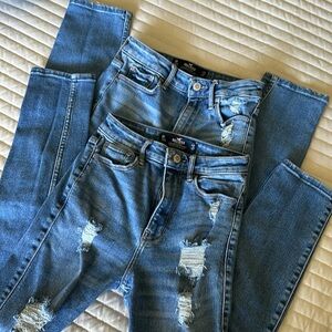 2 Pair Hollister Ulta High-Rise SIZE 0R/24w